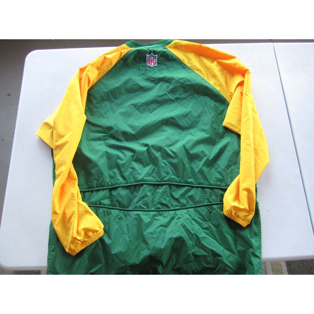 Green Bay Packers Windbreaker Jacket Men's L by Nike Large - Picture 4 of 4